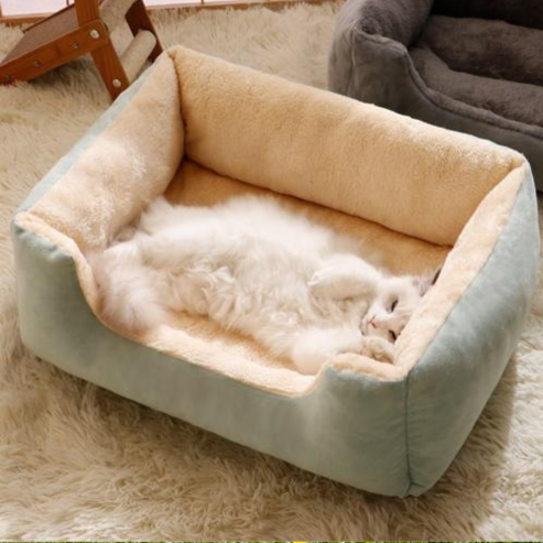 Panier pour Chat et Petit Chien – Confort Douillet et Design Élégant