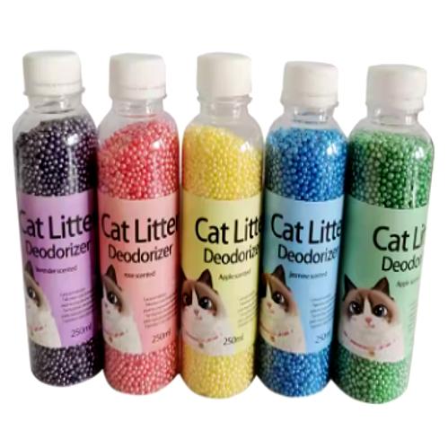 Éliminateur d'Odeurs pour Litière de Chat – Perles Désodorisantes au Charbon Actif