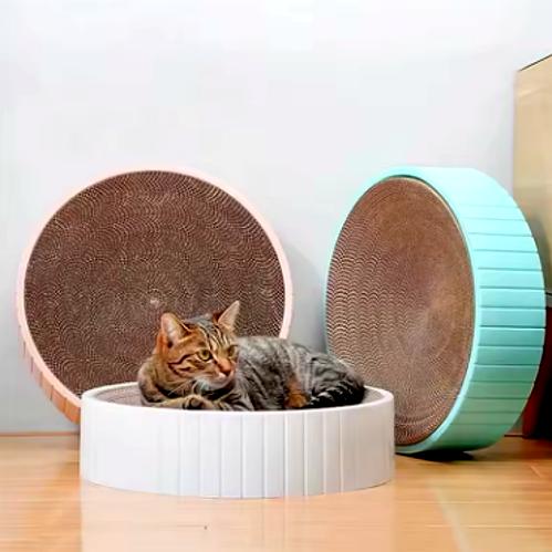 Griffoir Circulaire en Carton Kerbl Pet – Divertissement, Détente et Hygiène pour votre Chat