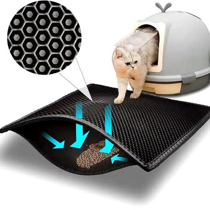 Tapis de Litière Catit 60 x 90 cm – Propreté, Confort et Praticité pour votre Chat