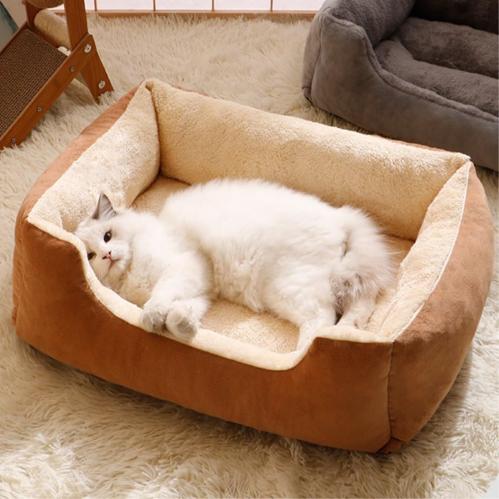 Panier pour Chat et Petit Chien – Confort Douillet et Design Élégant
